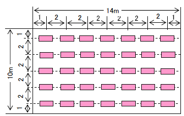 第5図　照明器具の配置の例