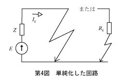 第4図　単純化した回路