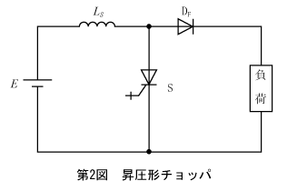 第2図　昇圧形チョッパ