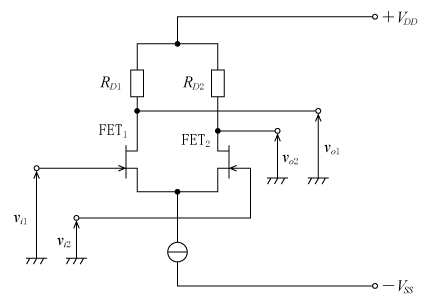 第3図　差動増幅回路の一例