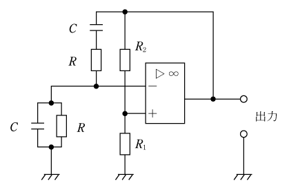 第2図　ウィーンブリッジ発振回路