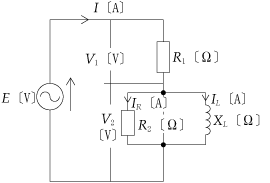 第7図　R、Lを直並列に組み合わせた回路